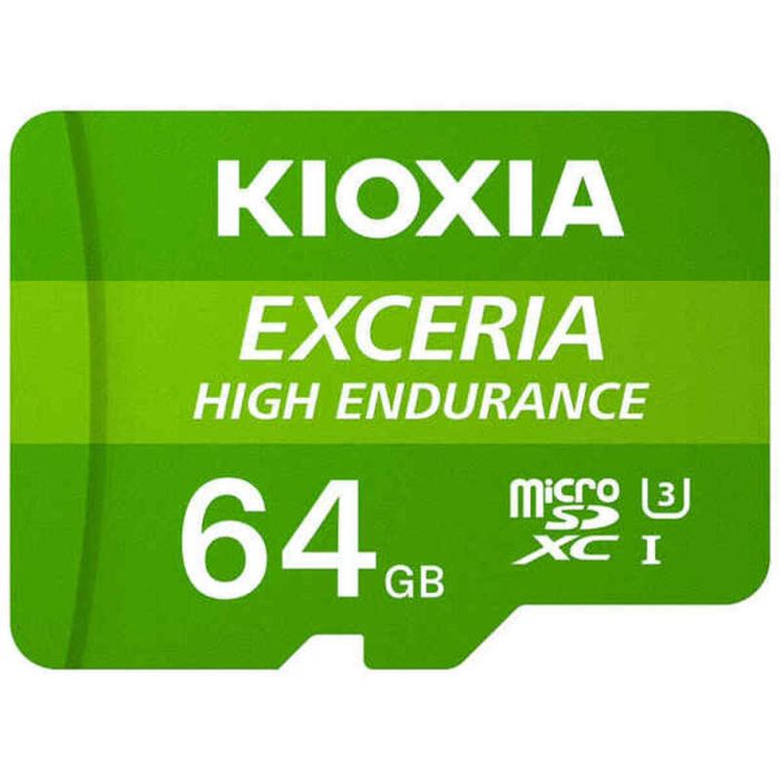 Tarjeta de Memoria Micro SD con Adaptador Kioxia Exceria High Endurance Clase 10 UHS-I U3 Verde 3