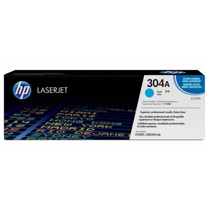 Tóner Original HP 304A Azul Cian 1