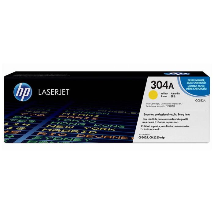 Toner Hp Laserjet Color Cp2025-Cm2320 Amarillo 2.800 Pag 1