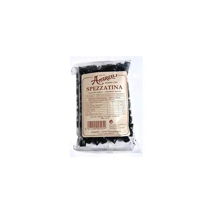 AMARELLI Trocitos Regaliz Puro Bolsa Expo 10x100g sin Azúcares Añadidos