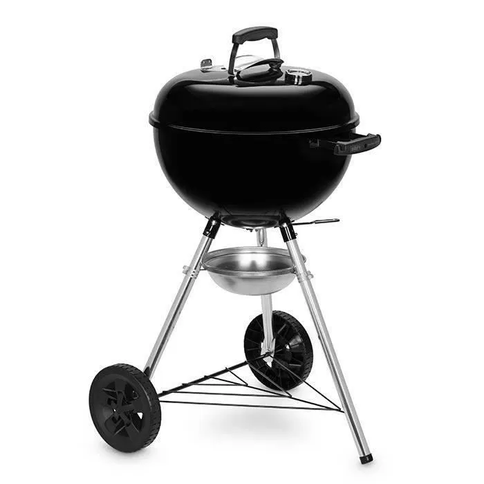 Weber Barbacoa de Carbón Original Kettle E-4710 - Acero Cromado - Ø 47 cm - Termómetro Integrado 3