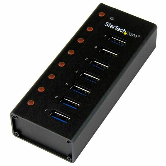 Hub USB 7 Puertos Startech ST7300U3M Negro Hub USB 7 Puertos Startech ST7300U3M Negro