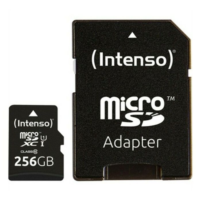 Tarjeta de Memoria Micro SD con Adaptador INTENSO 3423492 256 GB 256 GB 0 Tarjeta de Memoria Micro SD con Adaptador INTENSO 3423492 256 GB 256 GB 0