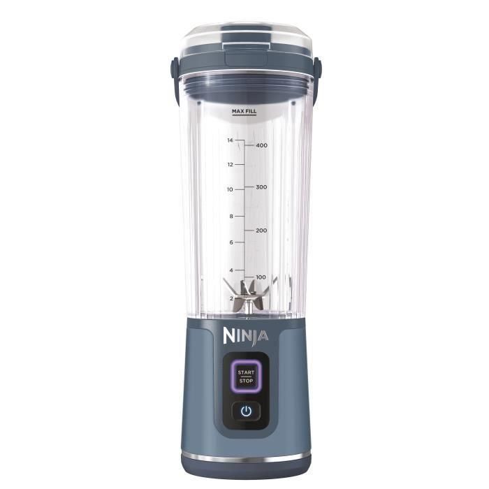Batidora de vaso portátil Ninja AZUL, 530 ml, USB-C, apta para smoothies y bebidas frías, incluye vaso y tapa de viaje Batidora de vaso portátil Ninja AZUL, 530 ml, USB-C, apta para smoothies y bebidas frías, incluye vaso y tapa de viaje