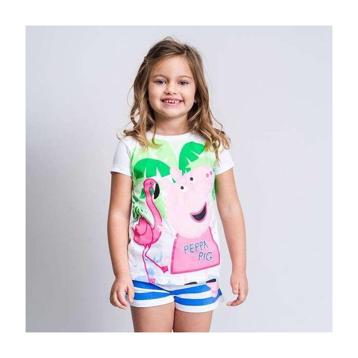 Conjunto de Ropa Peppa Pig Blanco Azul 5 Años 3