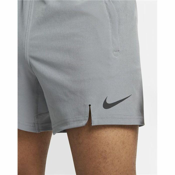 Pantalones Cortos Deportivos para Hombre Nike Pro Dri-FIT Flex Gris L 1 Pantalones Cortos Deportivos para Hombre Nike Pro Dri-FIT Flex Gris L 1