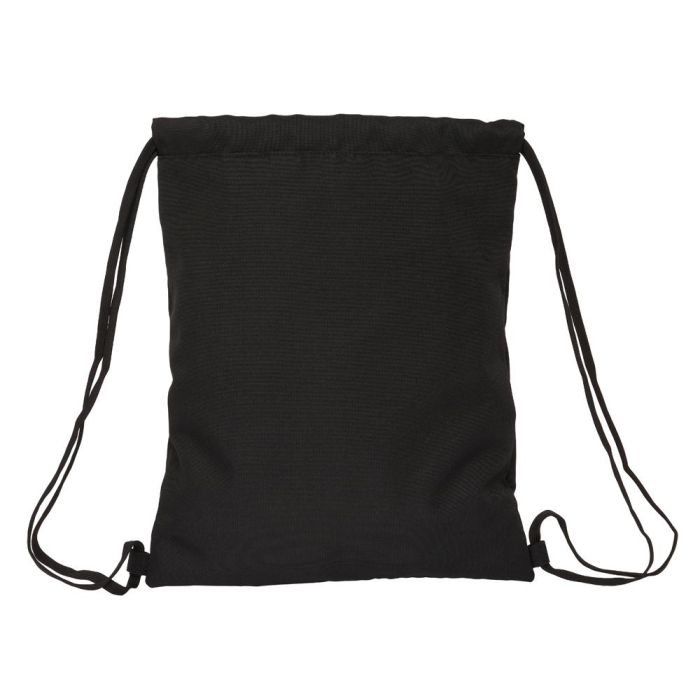 Bolsa Mochila con Cuerdas Kappa Black Negro 35 x 40 x 1 cm 1