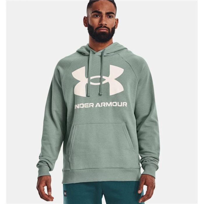 Sudadera con Capucha Hombre Under Armour Rival Big Logo Verde S 4 Sudadera con Capucha Hombre Under Armour Rival Big Logo Verde S 4