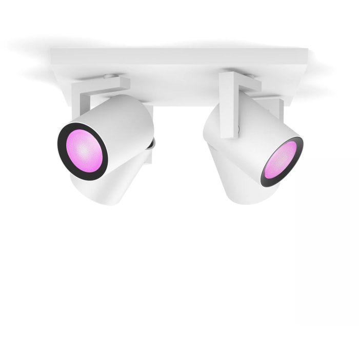Philips Hue White&Col. Amb. Argenta Spot 4flg weiß 4x4.2W 0 Philips Hue White&Col. Amb. Argenta Spot 4flg weiß 4x4.2W 0