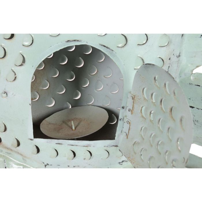 DKD Home Decor Metal fishes 2c24 Pez Portavela Decoracion Hogar Azul Celeste Metal 108 x 80 x 16 cm 3