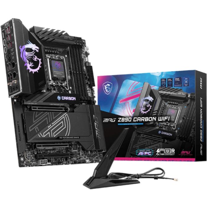 MSI MPG Z890 CARBON WiFi Placa base Intel Z890 LGA 1851 Socket V1 Wi-Fi 7 DDR5 ATX para Intel Core Ultra