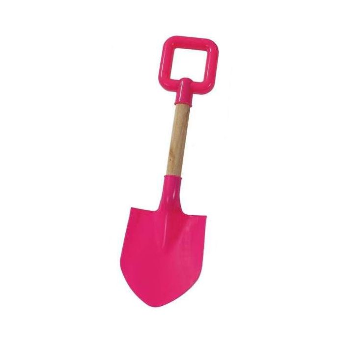 AVC Pala de Playa de Plástico con Mango de Madera de 35 cm - Modelos y Colores Surtidos (Para Niños a Partir de 10 Meses) 1