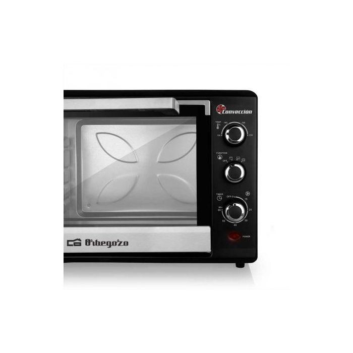 HORNO DE SOBREMESA ORBEGOZO HOT 454 - 2000W - CAPACIDAD 45L - CONVECCION - RESISTENCIAS ACERO INOX - BANDEJA + REJILLA + GANCHO 2 HORNO DE SOBREMESA ORBEGOZO HOT 454 - 2000W - CAPACIDAD 45L - CONVECCION - RESISTENCIAS ACERO INOX - BANDEJA + REJILLA + GANCHO 2