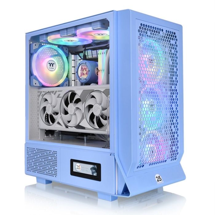 Caja Semitorre ATX THERMALTAKE CERES 330 TG HYDRANGEA Azul