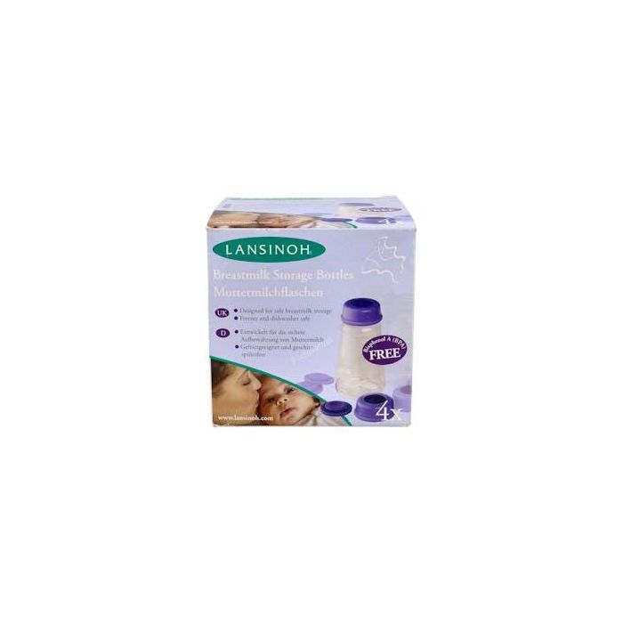 Lansinoh Biberon P/Conserv Leche 4 Un 160 Ml** Lansinoh Biberon P/Conserv Leche 4 Un 160 Ml**