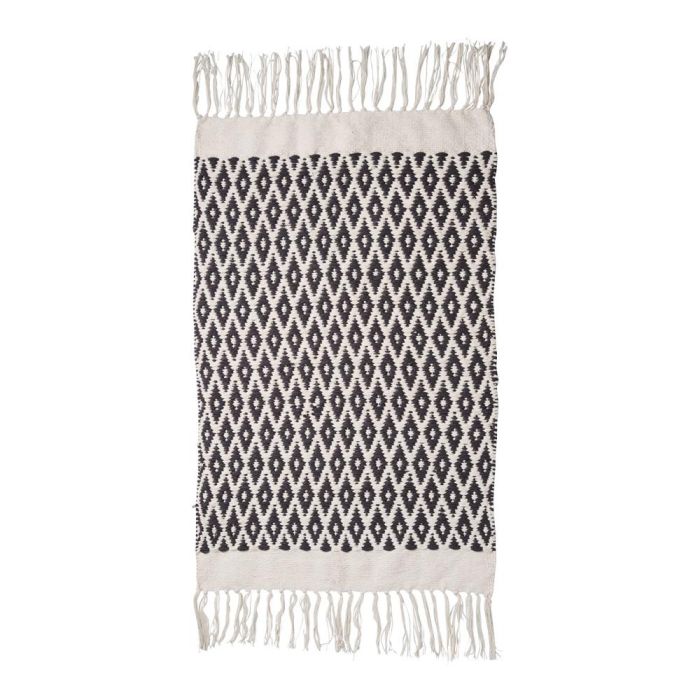 Day Alfombra Day 40x60 cm Algodón Yute Estampado Rayas Cuadros 4