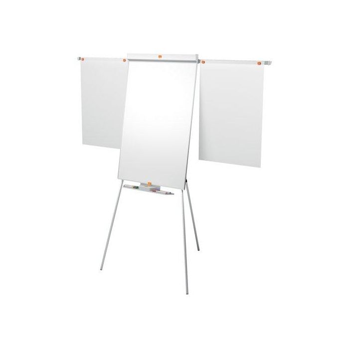 Nobo Pizarra de Conferencia Classic Nano Clean Trípode Brazos Extensibles Superficie Melamina 1000x685 mm