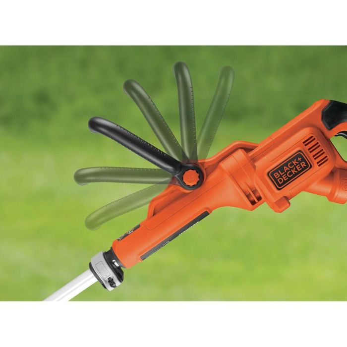 Black + Decker GL9035 Cortabordes Eléctrico 900W 35cm E-Drive Motor Superior Cabezal Giratorio para Césped Denso 3