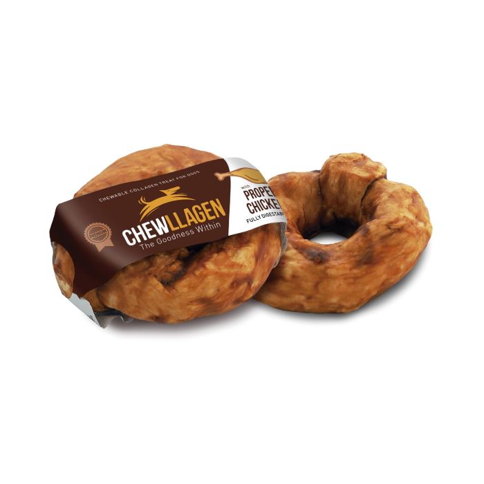 Chewllagen 742174712029 Recompensa Masticable Colágeno para Perros Sabor Pollo Donut 10 cm | Articulaciones Intestino | Display 15 pz 1 Chewllagen 742174712029 Recompensa Masticable Colágeno para Perros Sabor Pollo Donut 10 cm | Articulaciones Intestino | Display 15 pz 1