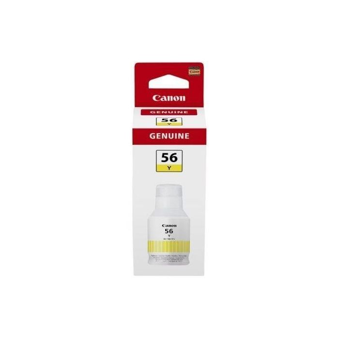 Canon Bote Tinta Amarillo Maxify Gx 5050-6050-7050 - Gi 56Y 1 Canon Bote Tinta Amarillo Maxify Gx 5050-6050-7050 - Gi 56Y 1