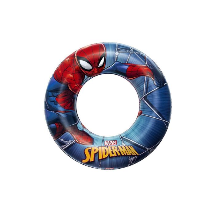 Bestway Flotador Hinchable Marvel Spiderman D56 cm +3 a 6 Años Playa y Jardin 98003