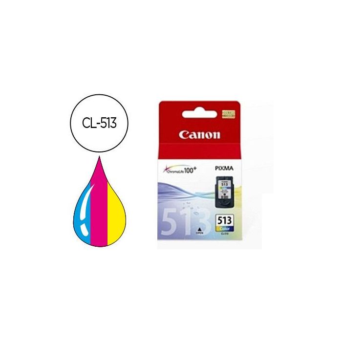 Ink-Jet Canon Cl-513 Color Pixma Mp240-260-480 Alta Capacidad