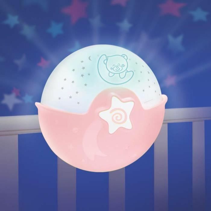 Infantino AAAET49722 Lámpara Proyector Luz Relajante Rosa 4