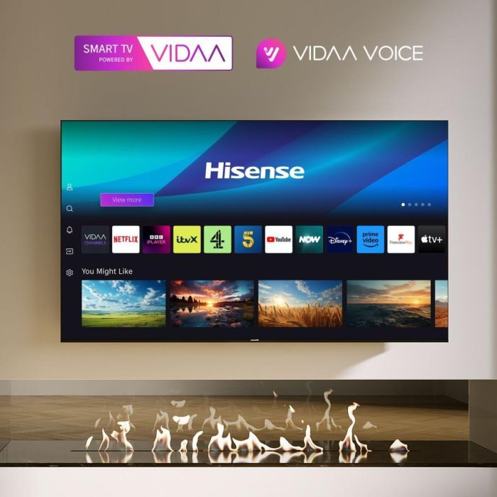 Hisense 50A6N Televisor Smart TV 50 pulgadas 4K Ultra HD LED HDR Plana 60Hz con WiFi y sistema VIDAA Negro 2 Hisense 50A6N Televisor Smart TV 50 pulgadas 4K Ultra HD LED HDR Plana 60Hz con WiFi y sistema VIDAA Negro 2