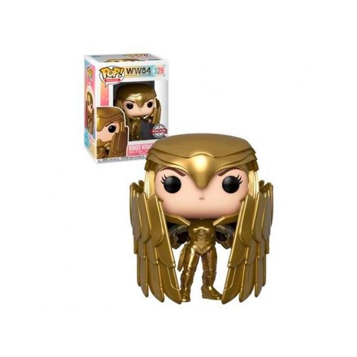 Funko Pop Wonder Woman Golden Armor Shield Nº329 -Caja Original-