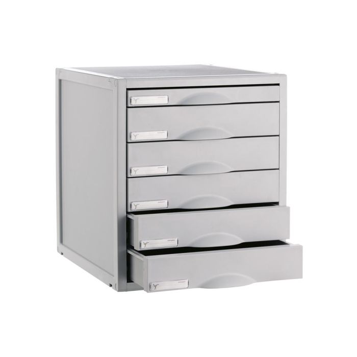 Archivador Modular Archivo 2000 ArchiSystem 6 cajones Gris (35,6 x 31,6 x 36,2 cm) 1