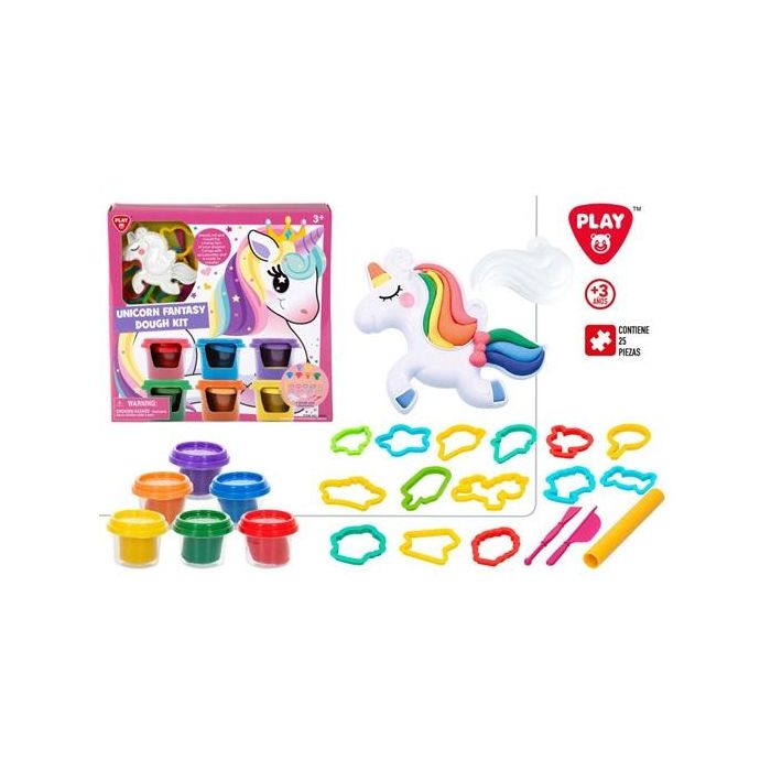 Colorbaby Playgo-pack plastilina unicornio c/surtidos +3 años
