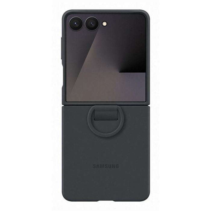 Samsung Ring Case (Silicone) fr Galaxy Flip7 Black 2 Samsung Ring Case (Silicone) fr Galaxy Flip7 Black 2