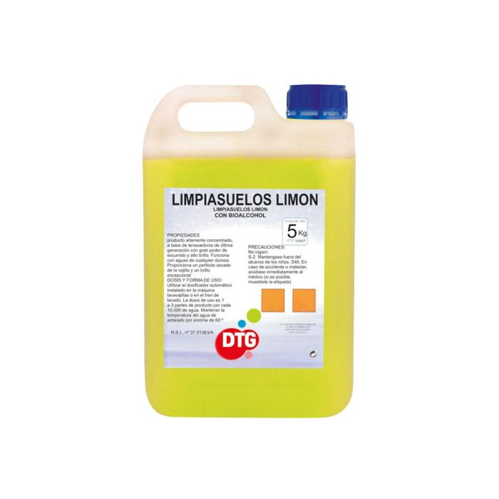 Limpiasuelos Aroma Limon Garrafa De 5 Litros