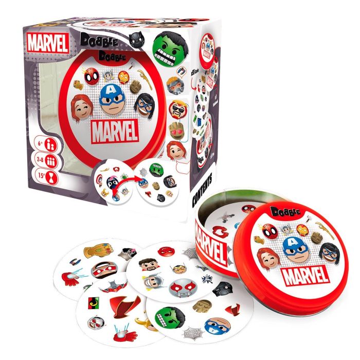 Juego Dobble Marvel Emoji Dobmar01Es Asmodee