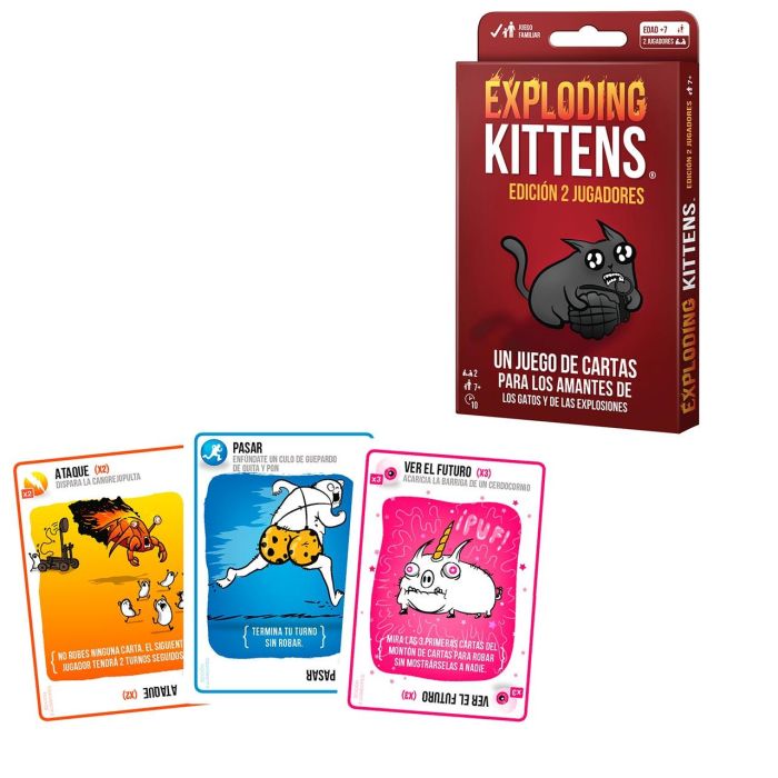 Exploding Kittens Edición 2 Jugadores