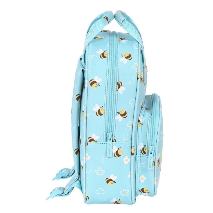 Mochila Escolar Safta Abeja Azul claro 20 x 28 x 8 cm 1 Mochila Escolar Safta Abeja Azul claro 20 x 28 x 8 cm 1