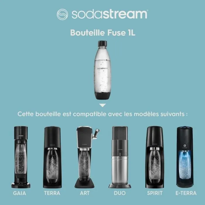 Sodastream Botella Lavavajillas 1L Metal 3