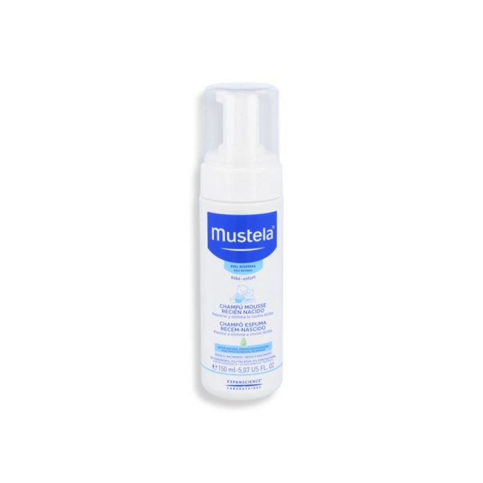 Mustela Champú Mousse Recién Nacido 150ml - Limpieza Suave y Protectora para Bebés