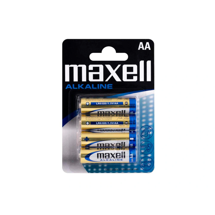Maxell LR06 Pilas Alcalinas AA Larga Duración Pack 4 Unidades 1