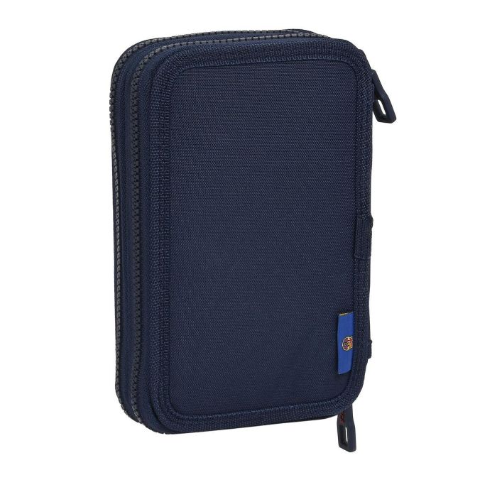 Estuche Escolar con Accesorios F.C. Barcelona Azul marino 12.5 x 19.5 x 4 cm (28 piezas) 4