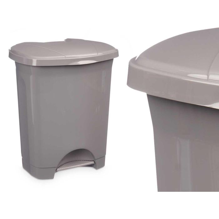 Papelera Pedal Plastico 10L Gris Arte Regal 27X33CM (8 Unidades) 1 Papelera Pedal Plastico 10L Gris Arte Regal 27X33CM (8 Unidades) 1