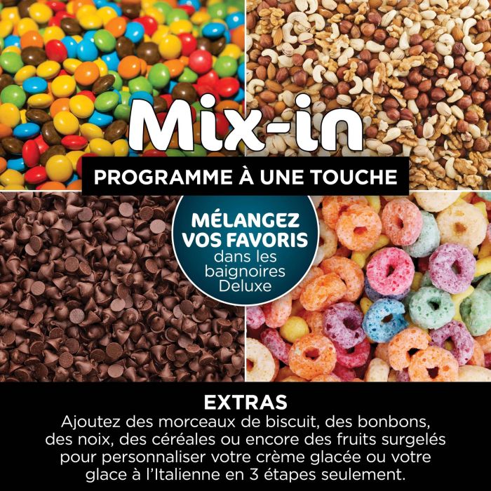 Ninja CREAMi Deluxe NC502EU Máquina para Hacer Helados con 2 Recipientes de 709 ml y 10 Programas 5