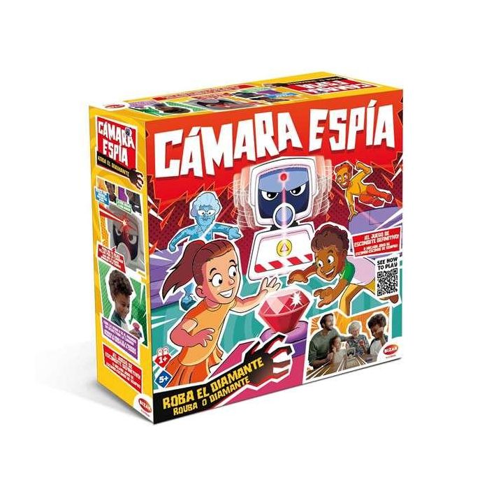 Bizak 30693271 Juego de Mesa Cámara Espía Atrapa el Diamante - Desafío de Detección y Sigilo para Niños +5 años