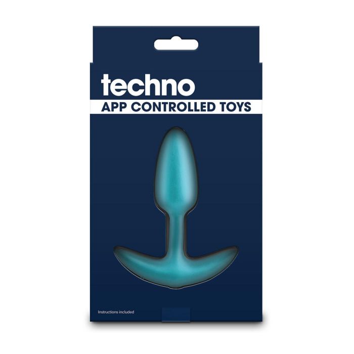 Plug Vibrador Anal NS Novelties Trance Azul 2 Plug Vibrador Anal NS Novelties Trance Azul 2