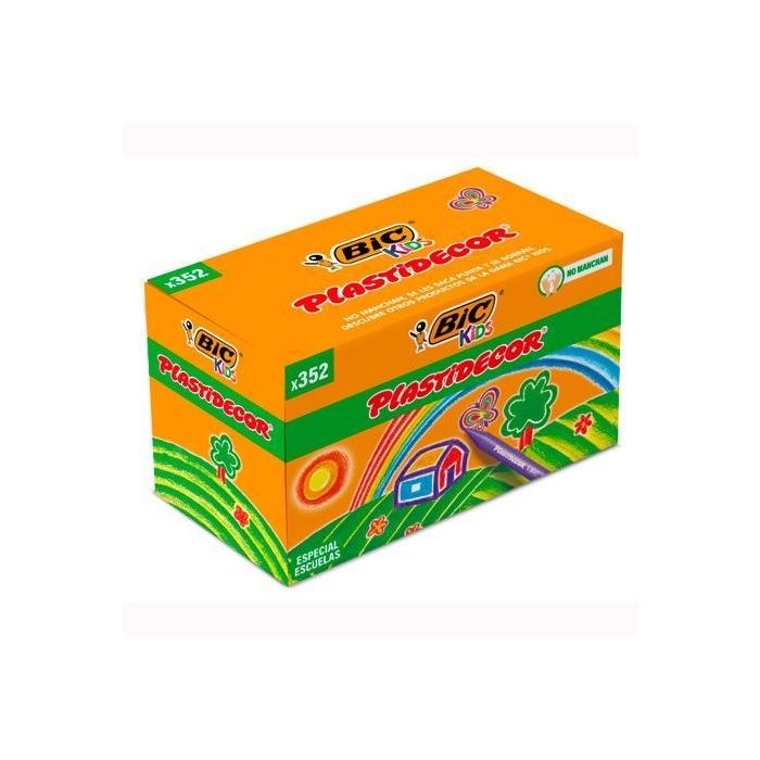 Plastidecor Ceras Kids Especial Escuelas 16 Colores Surtidos Caja 352 Ud - Ideal para colegios y guarderías