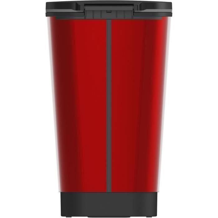 Papelera con pedal KIS Chic Bin Style - L - 50 l - Rojo 3 Papelera con pedal KIS Chic Bin Style - L - 50 l - Rojo 3