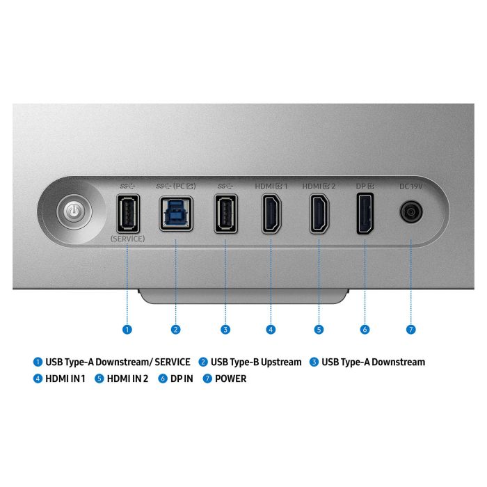 Samsung Monitor 27" 4K Ultra HD S27FG904XU LED 1 ms Plata