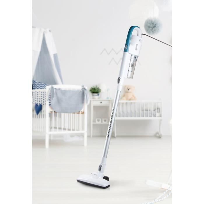 DOMO DO237SV - Aspiradora de escoba de voluntad - 450W - Empusco de 0,45L - Filtros extraíbles - Aspiradora de manos 2 DOMO DO237SV - Aspiradora de escoba de voluntad - 450W - Empusco de 0,45L - Filtros extraíbles - Aspiradora de manos 2