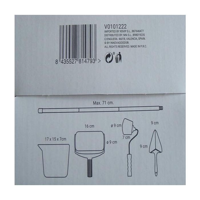 Inde Set De Rodillos De Pintura Recargables Antigoteo (5 Cajas)