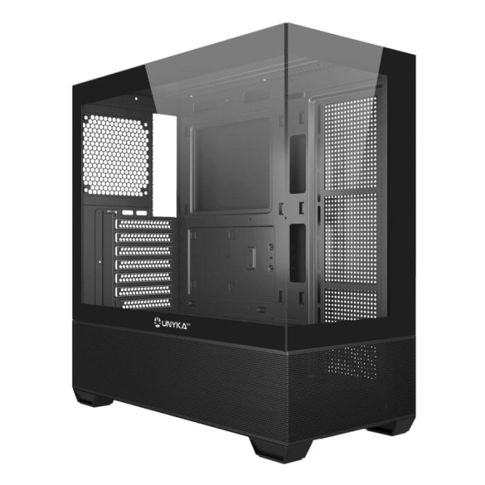 Unykach Revelat UK121801 Caja Gaming ATX, Torre PC, Vidrio Templado Blanco, USB 3.1 Type-C, Soporte GPU 425mm y Refrigeración 360mm Unykach Revelat UK121801 Caja Gaming ATX, Torre PC, Vidrio Templado Blanco, USB 3.1 Type-C, Soporte GPU 425mm y Refrigeración 360mm